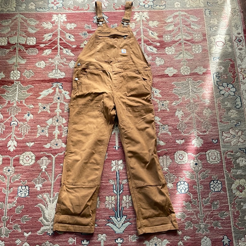 Carhartt Size Small NWT
WOMEN'S WORK OVERALL - CANVAS - RUGGED FLEX- DOUBLE KNEE